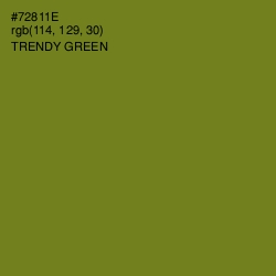 #72811E - Trendy Green Color Image