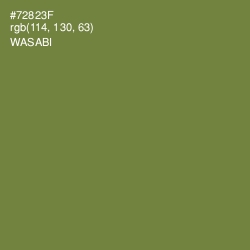 #72823F - Wasabi Color Image