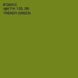 #72851C - Trendy Green Color Image