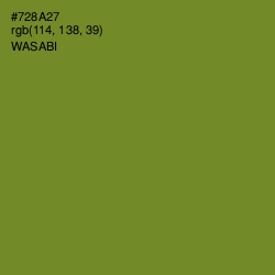 #728A27 - Wasabi Color Image