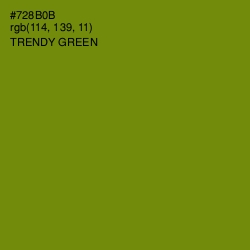 #728B0B - Trendy Green Color Image