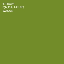#728C2A - Wasabi Color Image