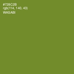 #728C2B - Wasabi Color Image