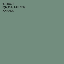 #728C7E - Xanadu Color Image