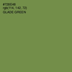 #728E48 - Glade Green Color Image