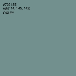 #72918E - Oxley Color Image