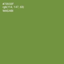 #72933F - Wasabi Color Image