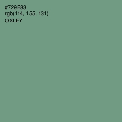 #729B83 - Oxley Color Image