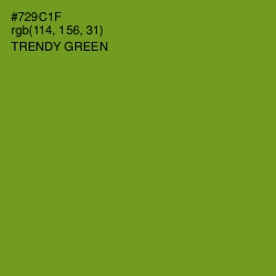 #729C1F - Trendy Green Color Image