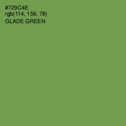 #729C4E - Glade Green Color Image