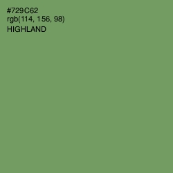 #729C62 - Highland Color Image