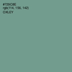 #729C8E - Oxley Color Image