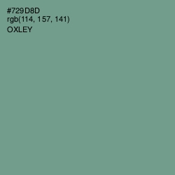 #729D8D - Oxley Color Image