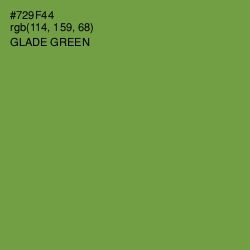 #729F44 - Glade Green Color Image