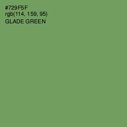 #729F5F - Glade Green Color Image