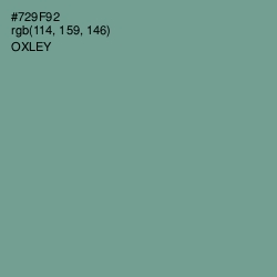 #729F92 - Oxley Color Image