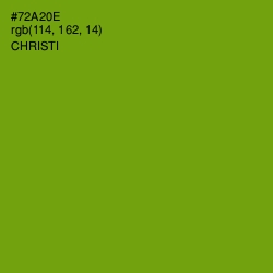 #72A20E - Christi Color Image