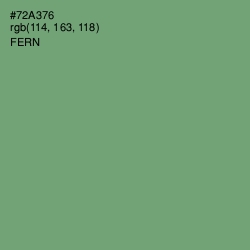 #72A376 - Fern Color Image
