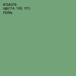 #72A379 - Fern Color Image