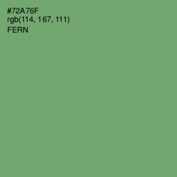 #72A76F - Fern Color Image