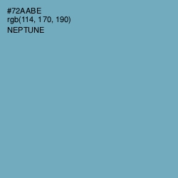#72AABE - Neptune Color Image