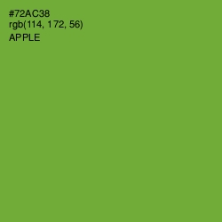 #72AC38 - Apple Color Image