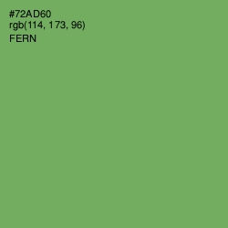 #72AD60 - Fern Color Image