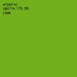 #72AF1C - Lima Color Image