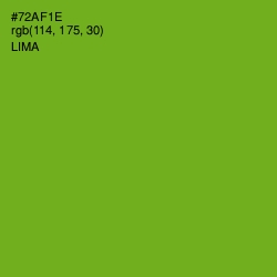 #72AF1E - Lima Color Image