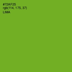 #72AF25 - Lima Color Image