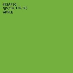 #72AF3C - Apple Color Image