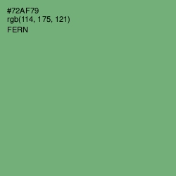 #72AF79 - Fern Color Image