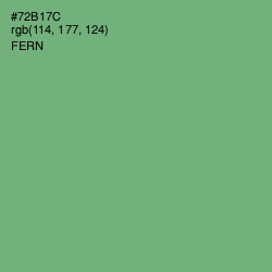 #72B17C - Fern Color Image
