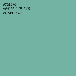 #72B3A3 - Acapulco Color Image