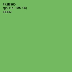 #72B960 - Fern Color Image