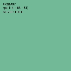 #72BA97 - Silver Tree Color Image