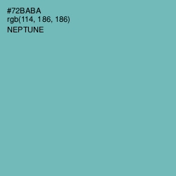 #72BABA - Neptune Color Image