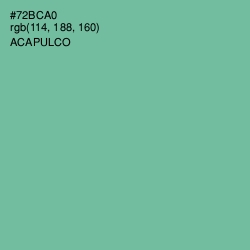 #72BCA0 - Acapulco Color Image