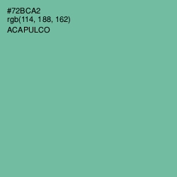 #72BCA2 - Acapulco Color Image