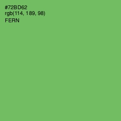 #72BD62 - Fern Color Image