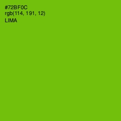 #72BF0C - Lima Color Image