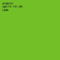 #72BF27 - Lima Color Image