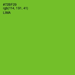 #72BF29 - Lima Color Image