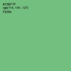 #72BF7F - Fern Color Image