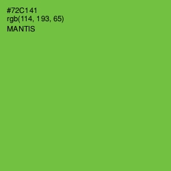 #72C141 - Mantis Color Image