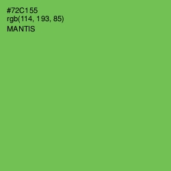 #72C155 - Mantis Color Image