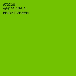 #72C201 - Bright Green Color Image