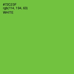 #72C23F - Bright Green Color Image