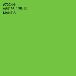 #72C441 - Mantis Color Image