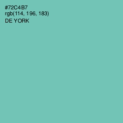 #72C4B7 - De York Color Image